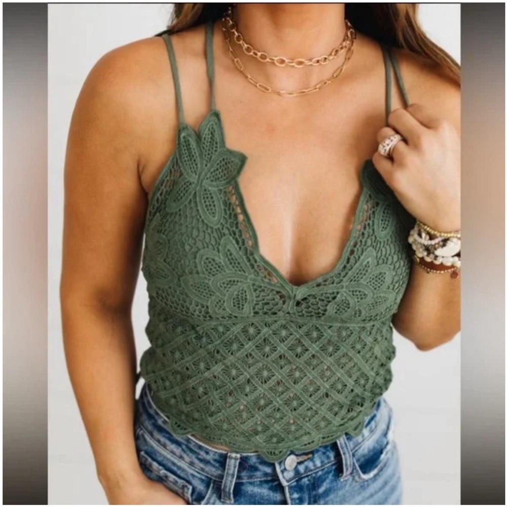 La Miel Crochet Lace Brami